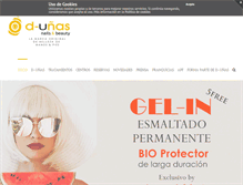 Tablet Screenshot of d-unas.com.mx